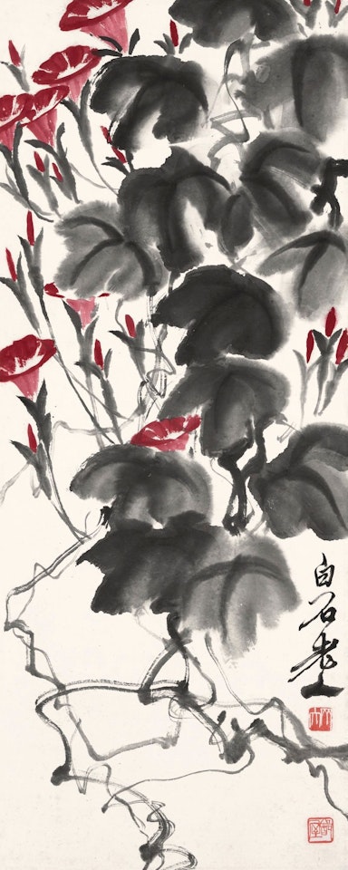 MORNING GLORY by Qi Baishi