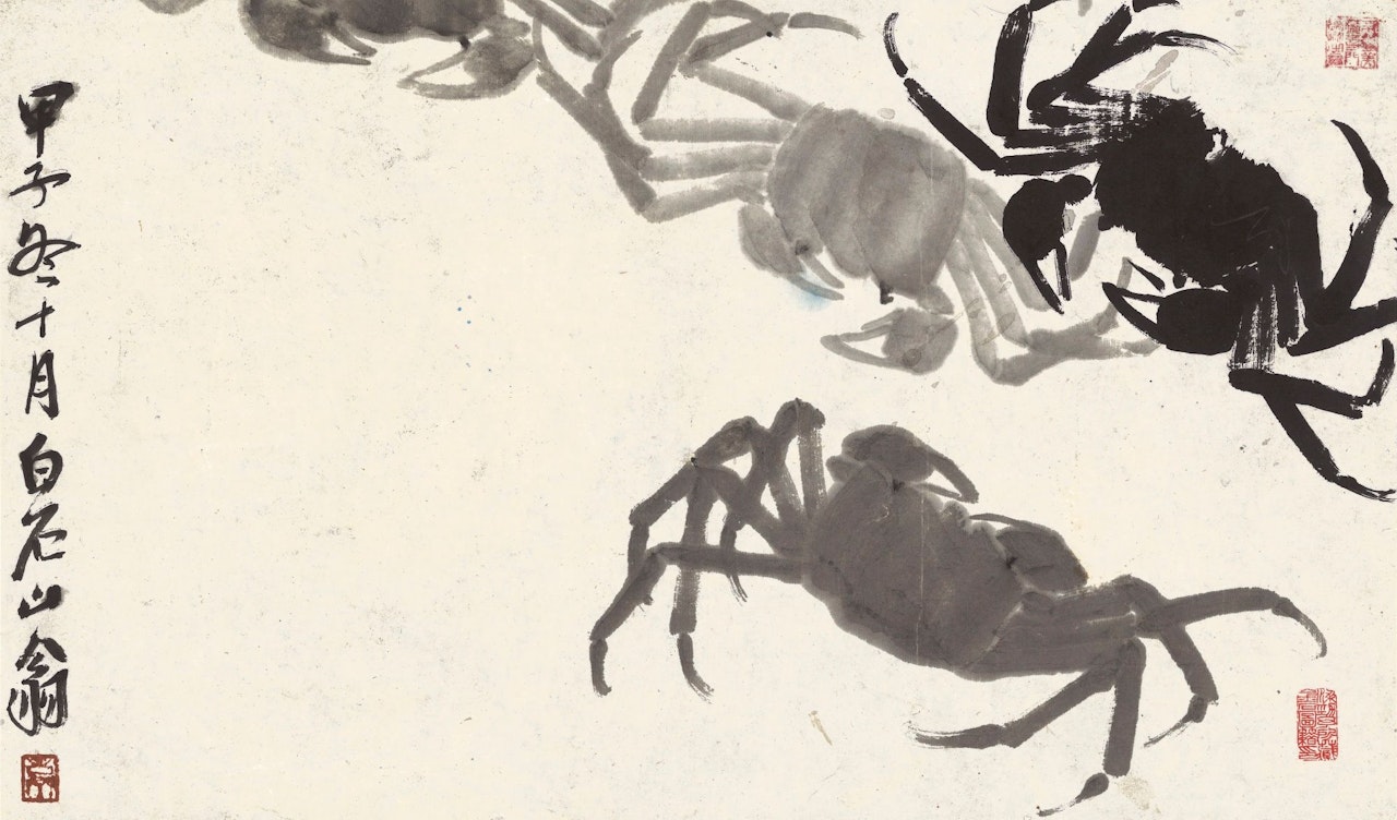 CRABS by Qi Baishi