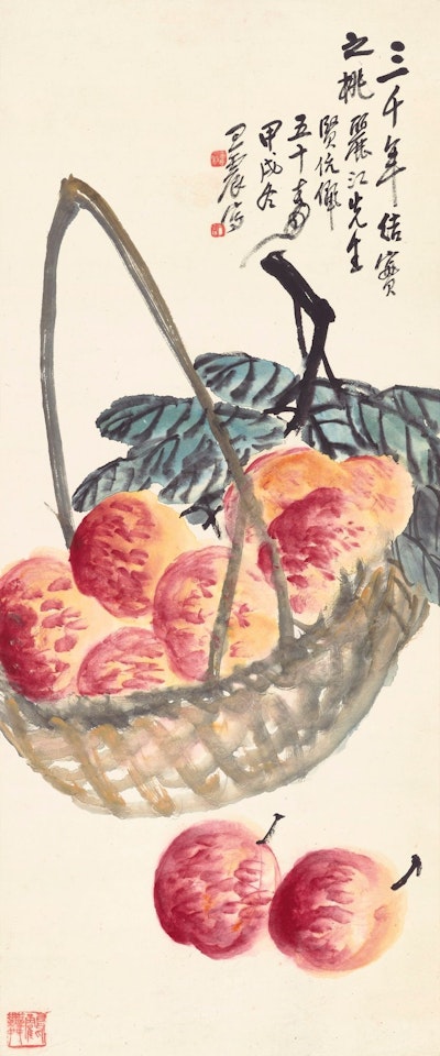 LONGEVITY PEACHES by Wang Zhen