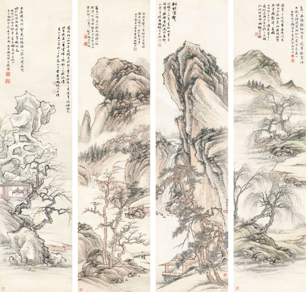 LANDSCAPES OF FOUR SEASONS by Feng Chaoran
