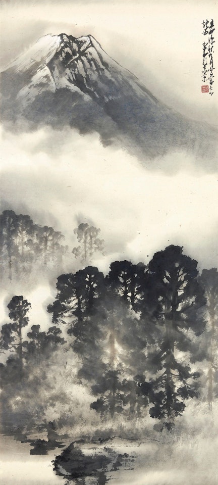 MOUNT FUJI IN THE MIST by Zhao Shao'ang