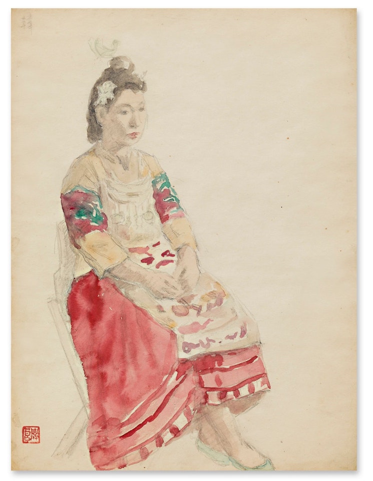 KOREAN LADY by Guan Liang
