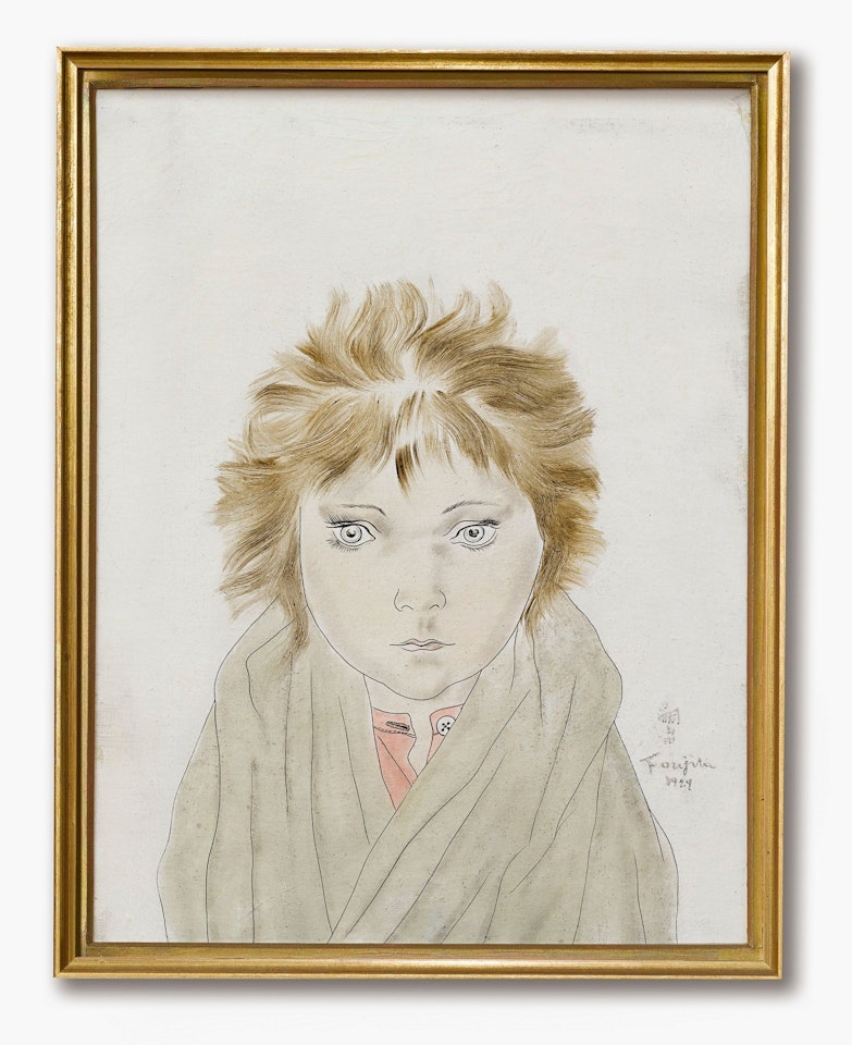 PETITE FILLE ROUSSE by Leonard Tsuguharu Foujita