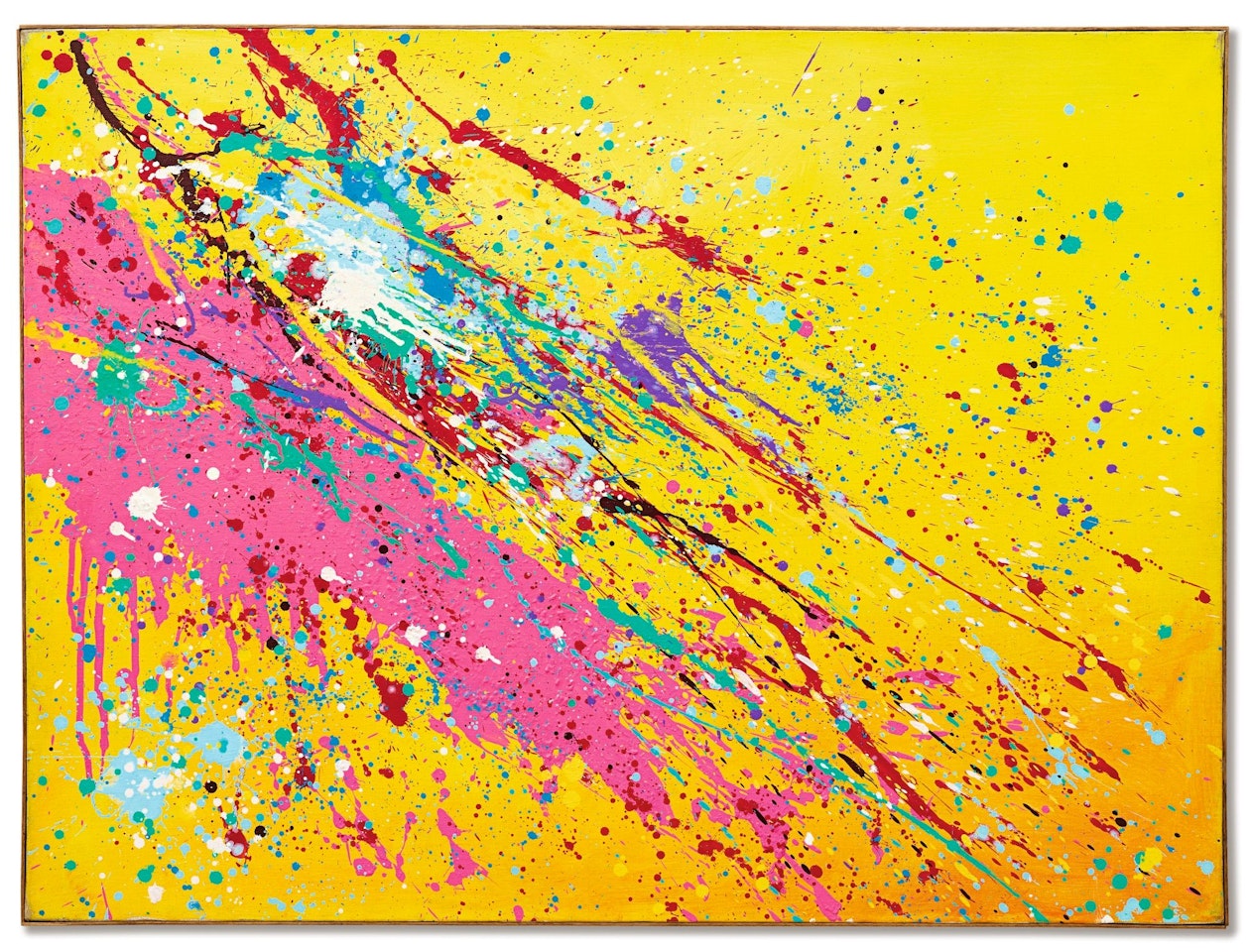 A WORLD OF SUMMER ROSES  by Walasse Ting