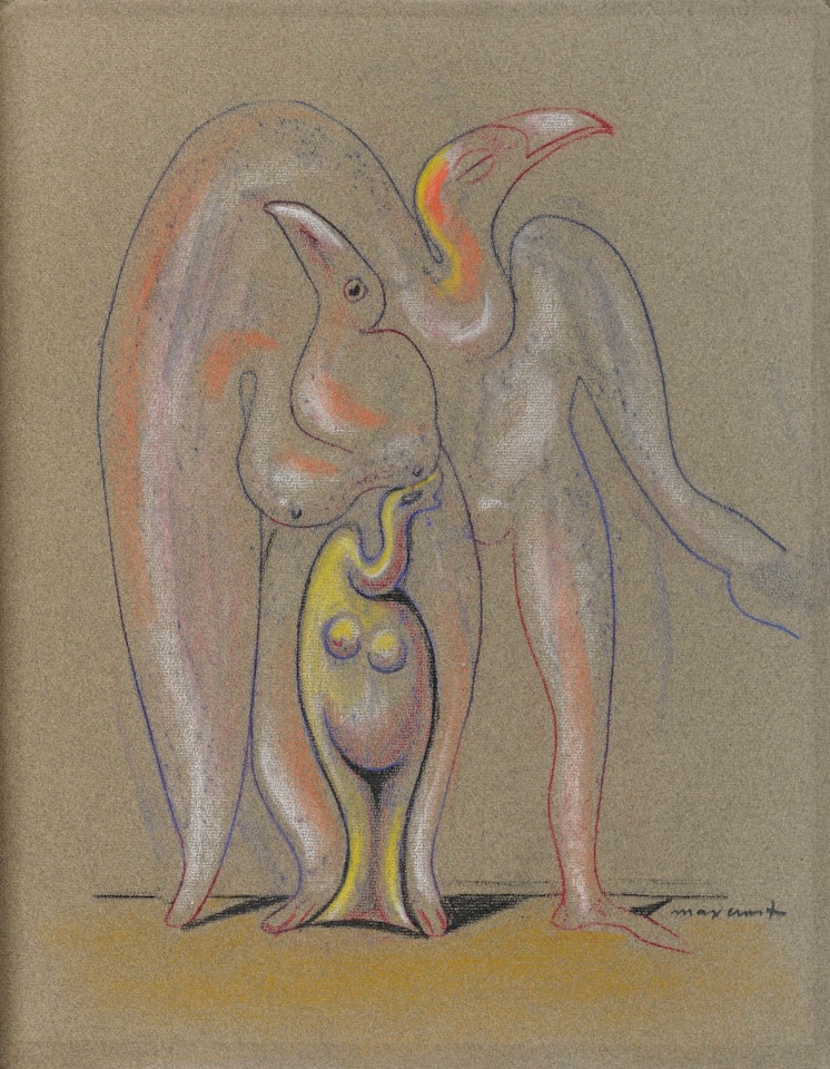 LE PEUPLE DES OISEAUX by Max Ernst