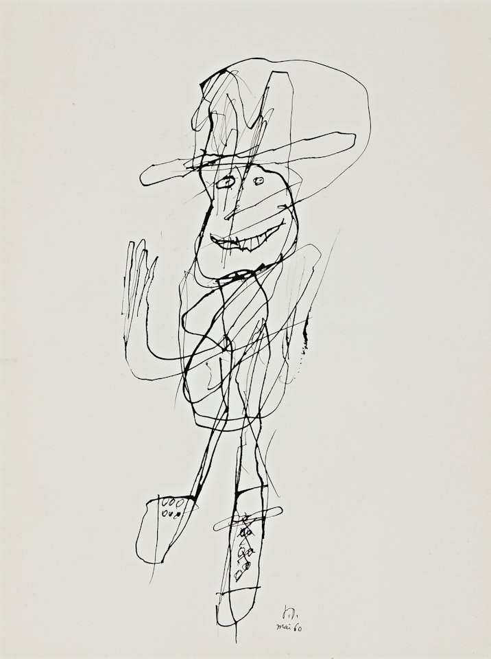 PERSONNAGE by Jean Dubuffet