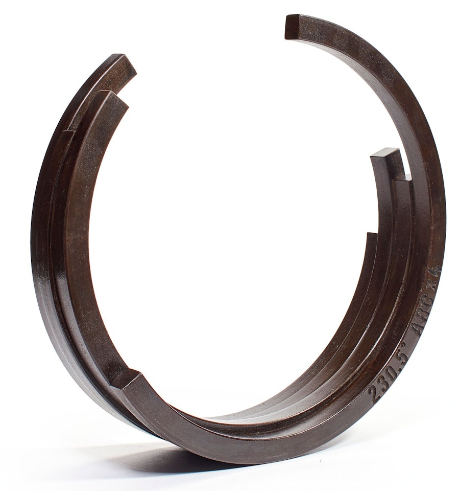 230.5° ARC X 4 by Bernar Venet