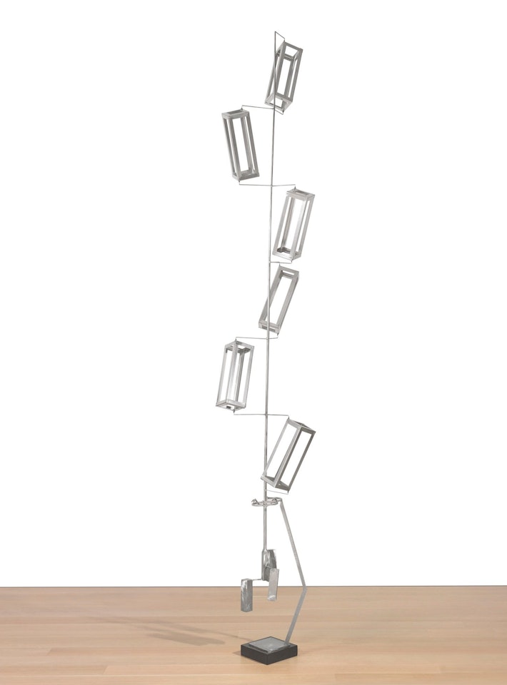 COLUMN OF SIX PARALLELEPIPEDS by George Rickey