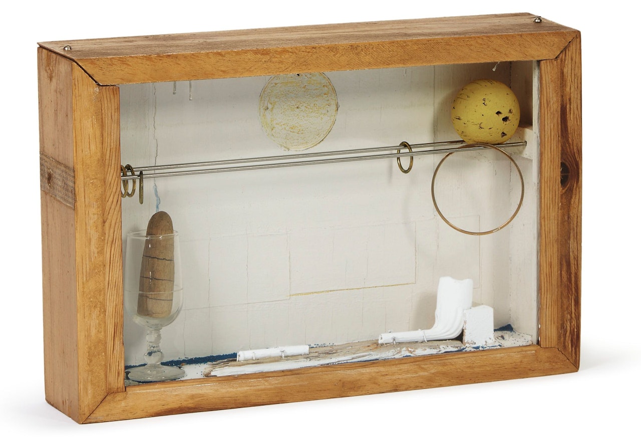 UNTITLED (T. LUCRETIA, SOLAR SOAP BUBBLE SET) by Joseph Cornell