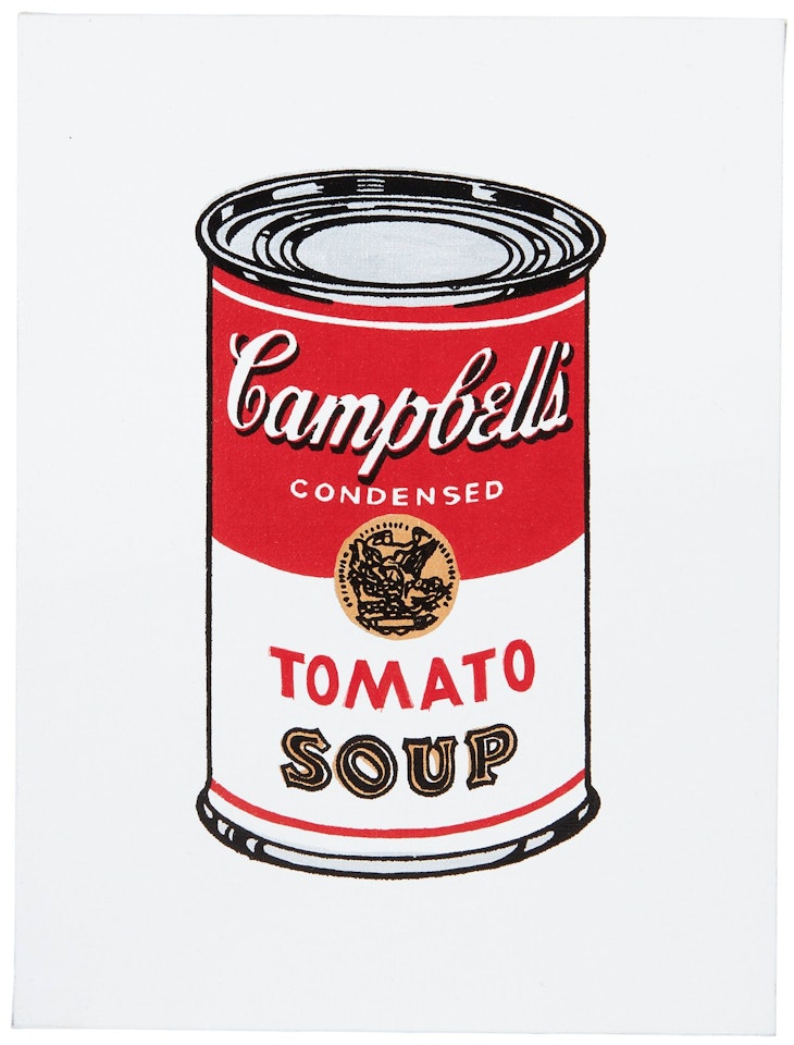 ANDY WARHOL, 32 CANS OF CAMPBELL'S SOUP, 1962 by Richard Pettibone