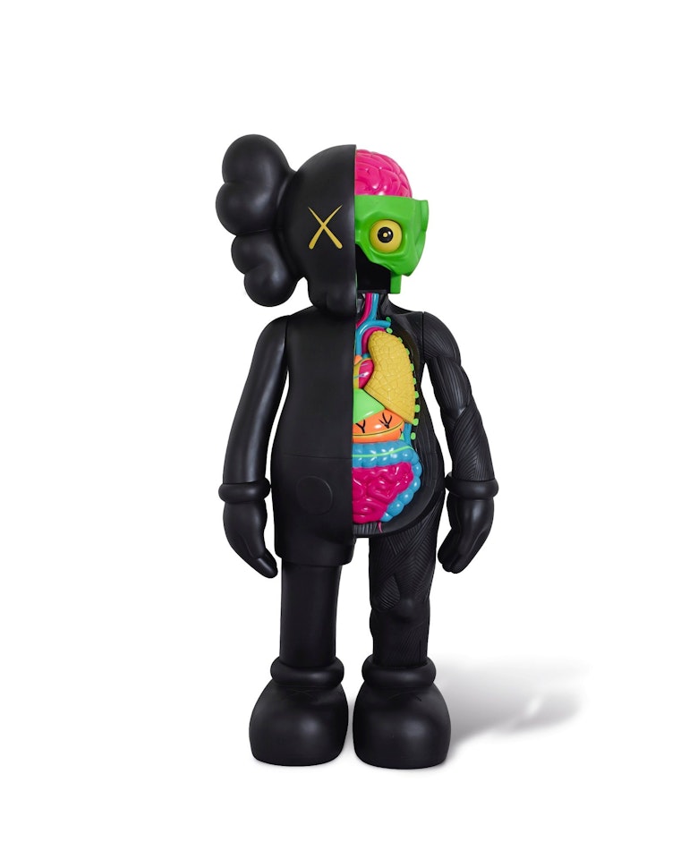ORIGINALFAKE COMPANION (BLACK) by Kaws