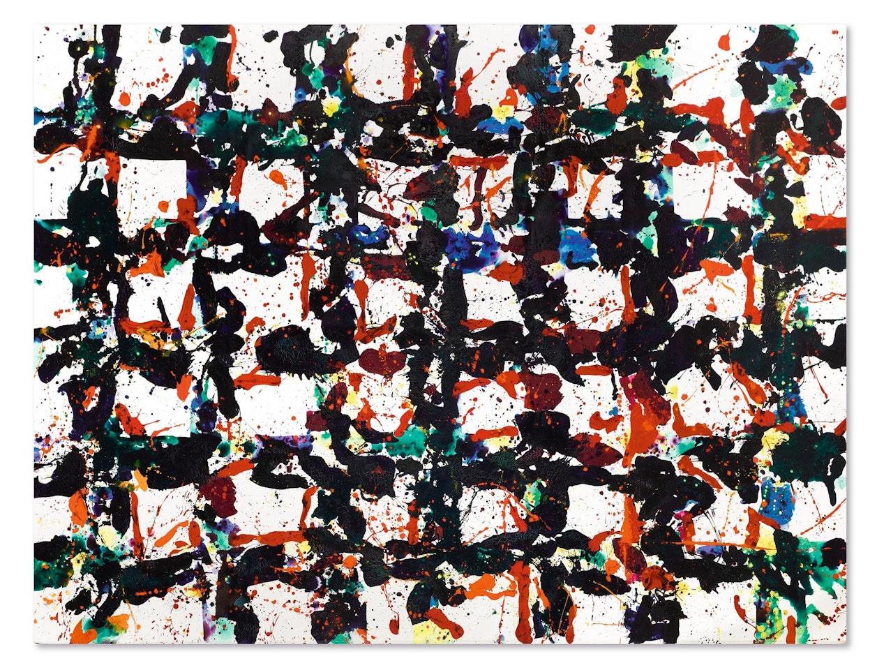 REQUIEM FOR SHIMIZU by Sam Francis