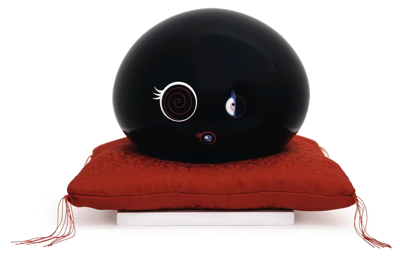 RICE CAKE (BLACK) by Takashi Murakami