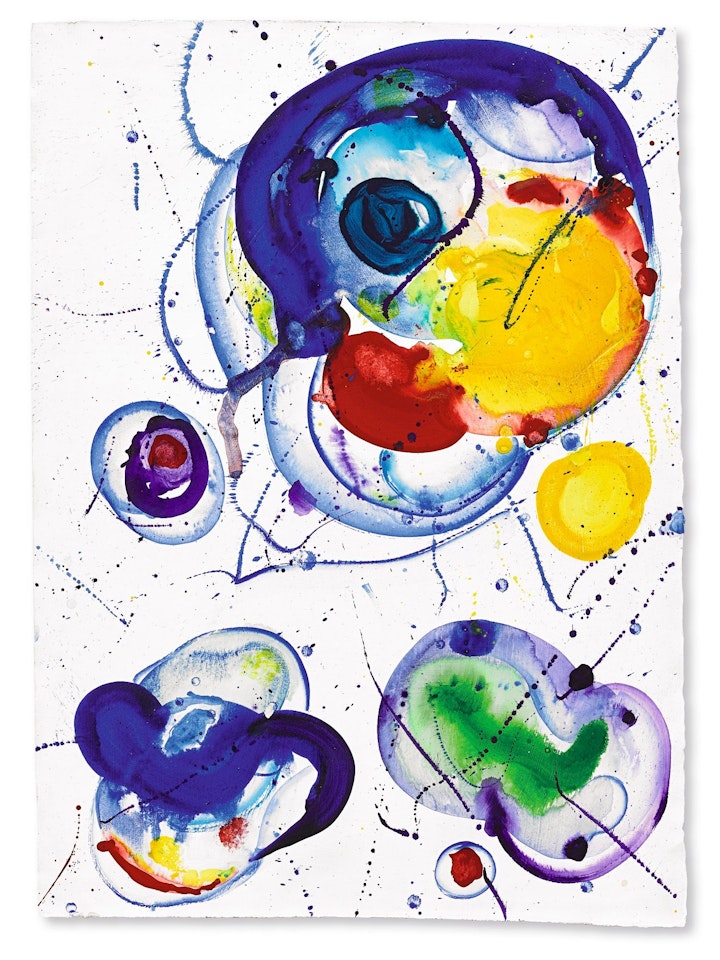 UNTITLED  by Sam Francis