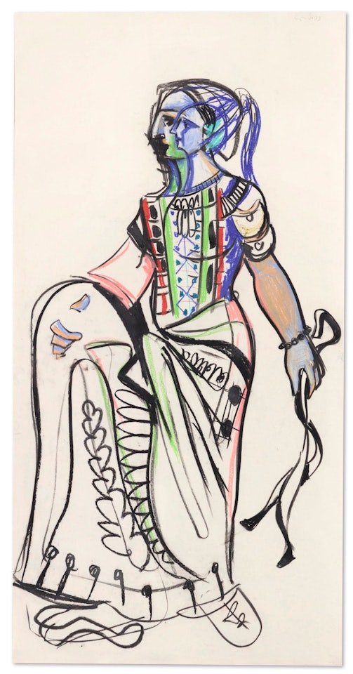ETRUSCAN STUDY II by George Condo