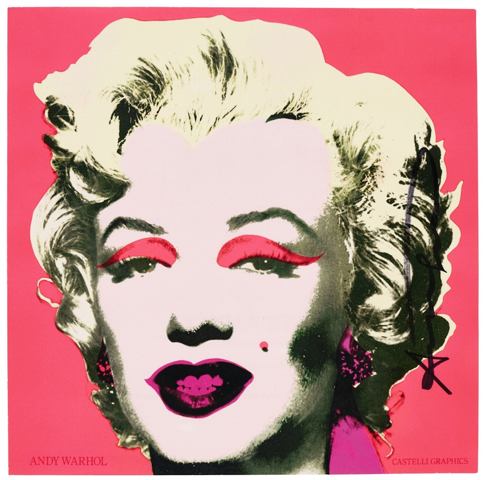 MARILYN (ANNOUNCEMENT) (NOT IN F. & S.) by Andy Warhol