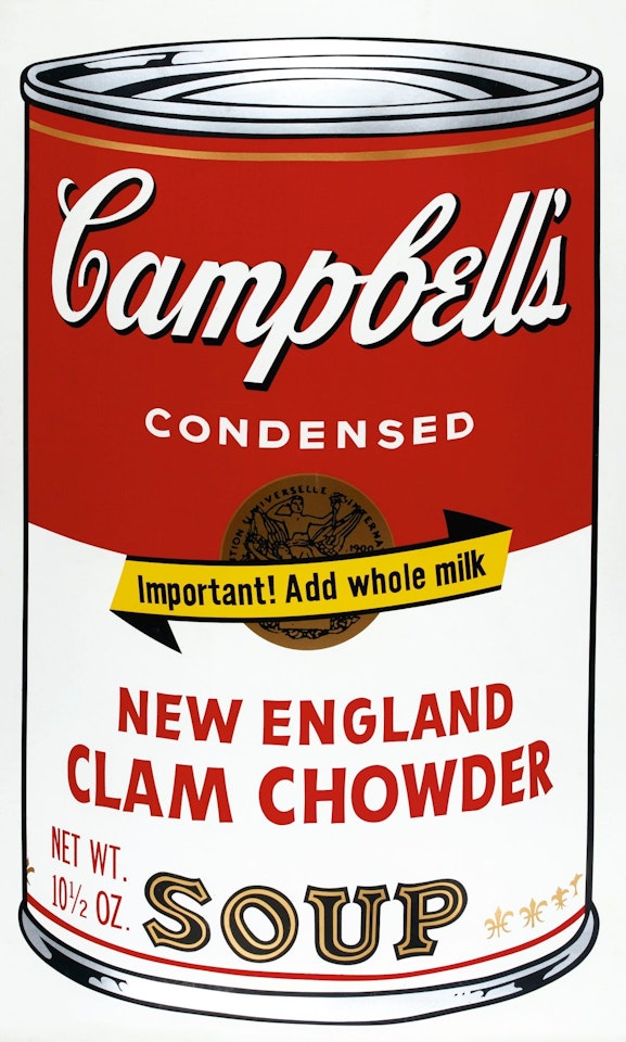 NEW ENGLAND CLAM CHOWDER (F. & S. II.57) by Andy Warhol