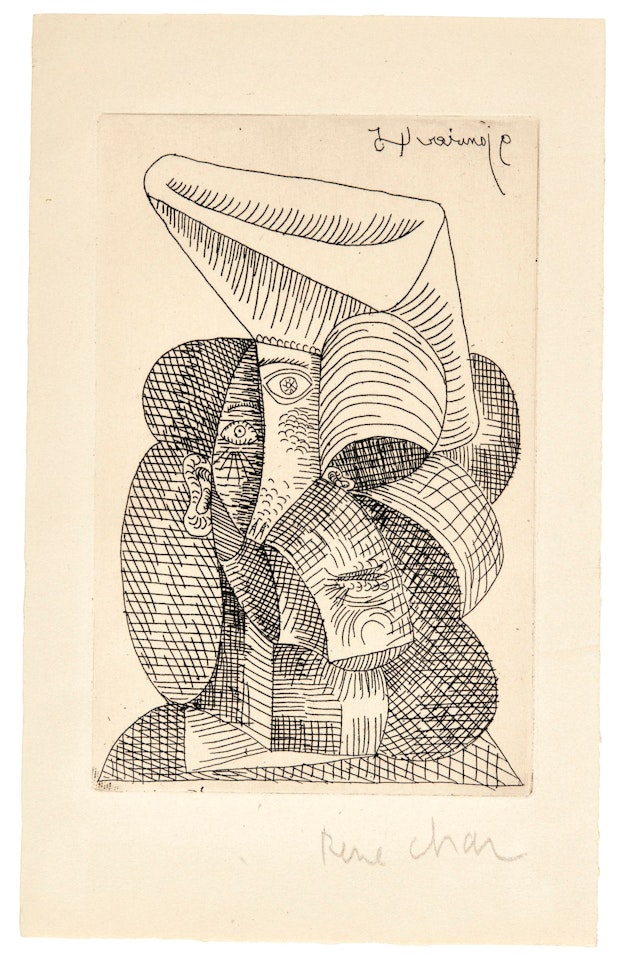 TÊTE DE FEMME AU CHAPEAU (B. 374; BA. 699; SEE CRAMER 42) by Pablo Picasso