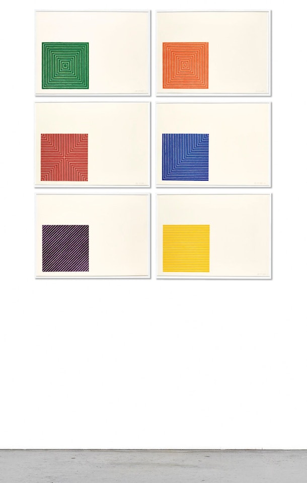 BENJAMIN MOORE SERIES (AXSOM 57-62) by Frank Stella