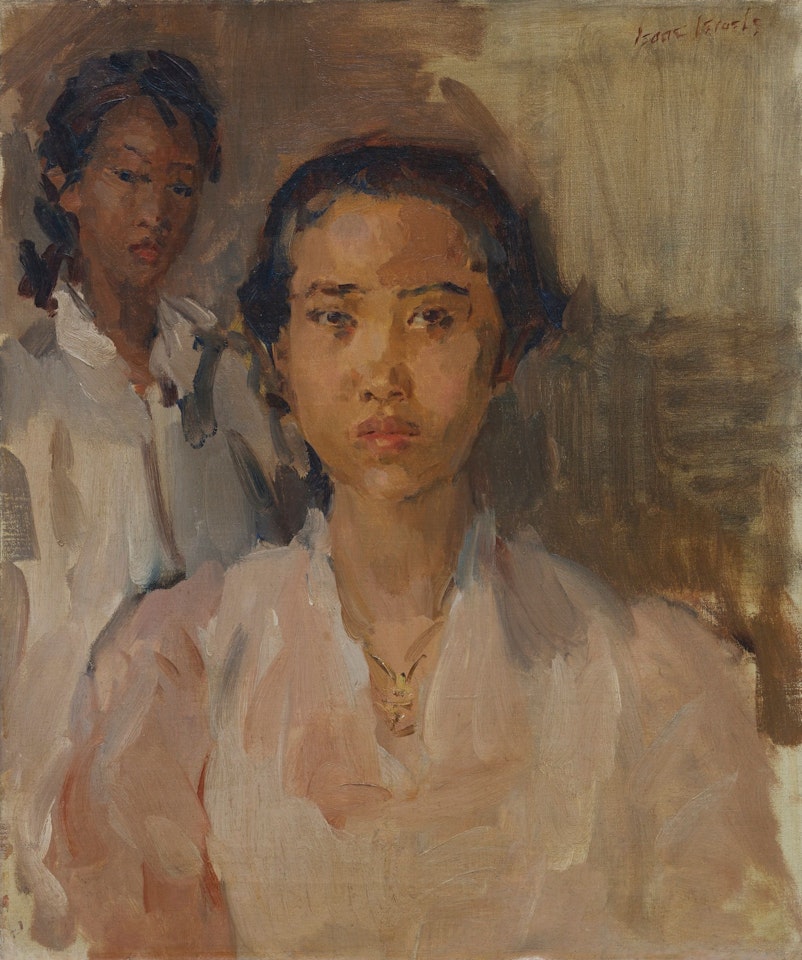 TWO JAVANESE LADIES by Isaac Israels