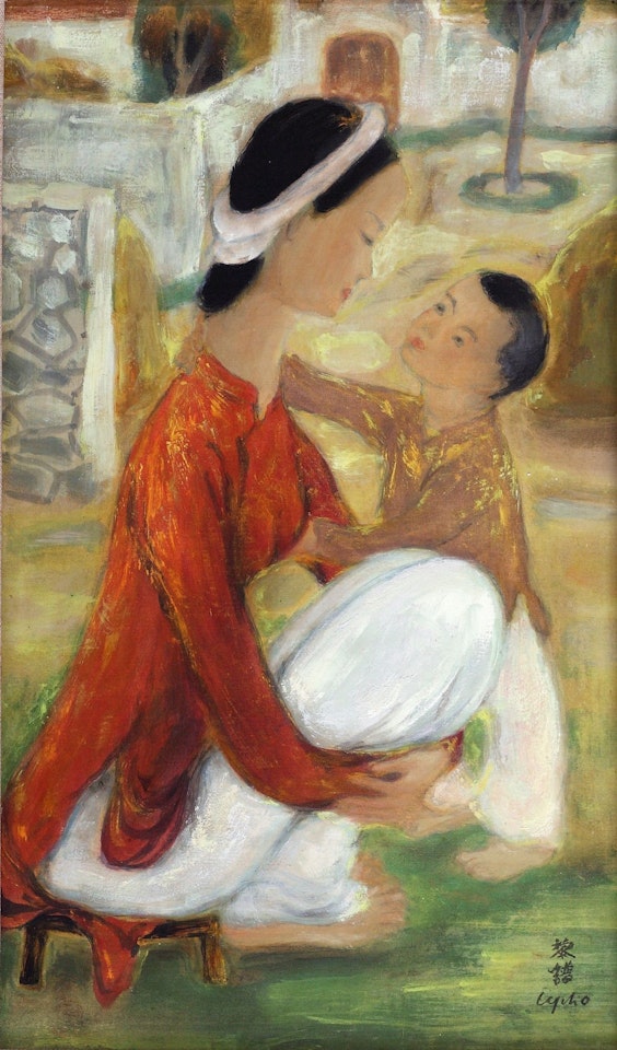 MÈRE ET ENFANT (MOTHER AND CHILD) by Le Pho