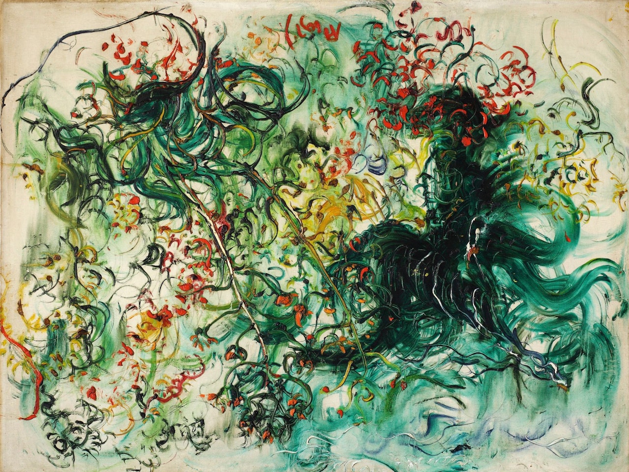 FLOWERS AT SORRENTO by Affandi