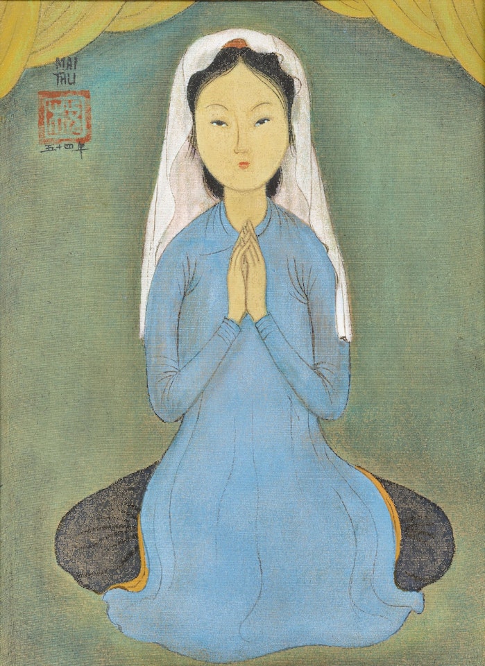 LADY PRAYING by Mai Trung Thu