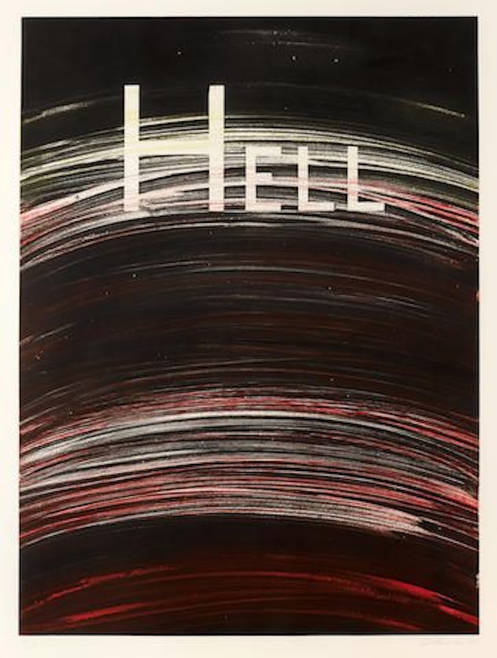 Heaven; and Hell 2 by Ed Ruscha