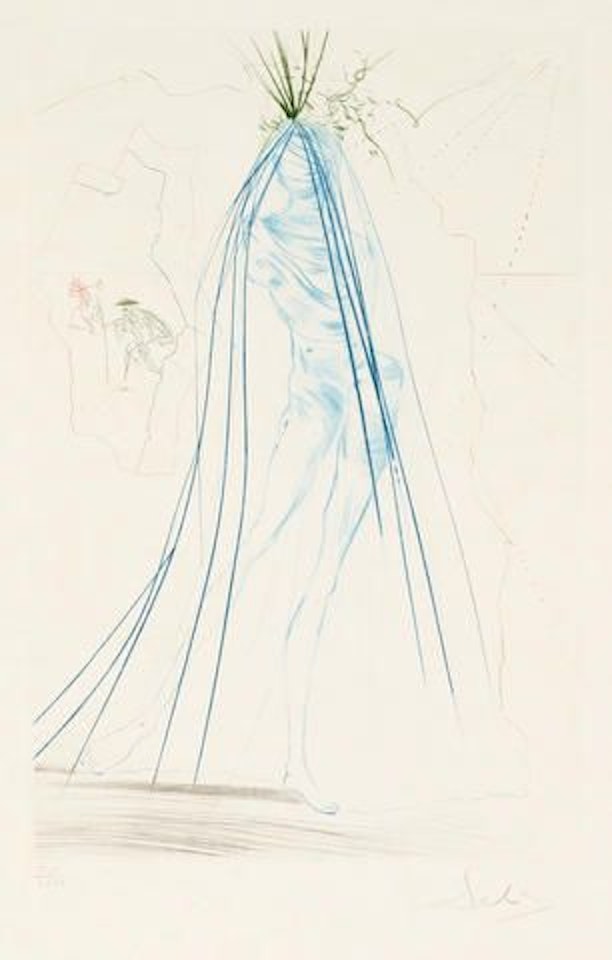 Tristan and Iseult 21 by Salvador Dali