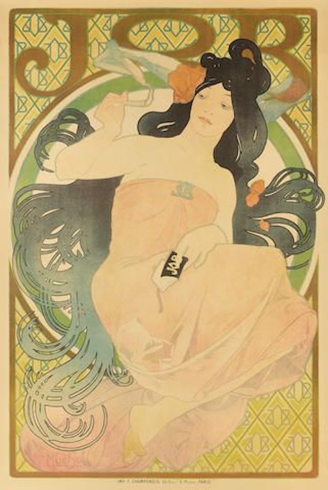 JOB by Alphonse Mucha