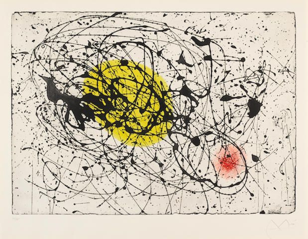 L'Oiseau Lune Jaune by Joan Miró