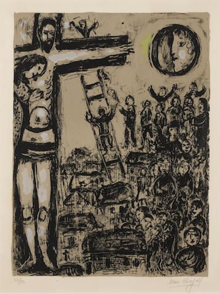 Crucifixion Grise by Marc Chagall