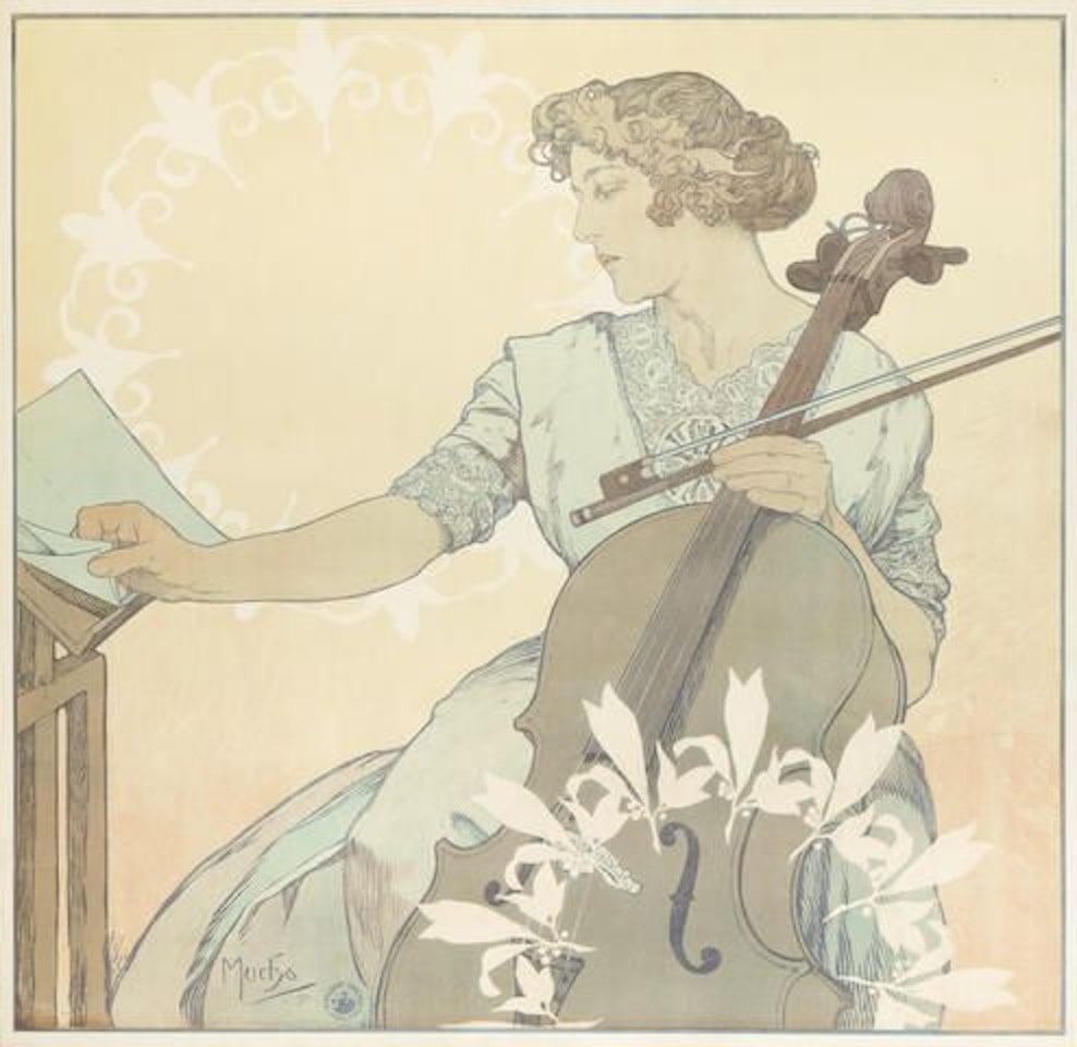 Zdeňka Černá by Alphonse Mucha