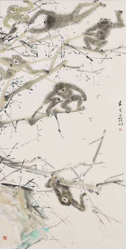 SIX GIBBONS by Chen Wen Hsi