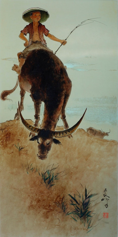 COWHERD by Lee Man Fong