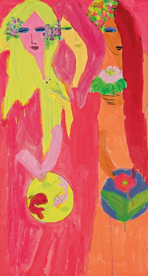 THREE LADIES by Walasse Ting