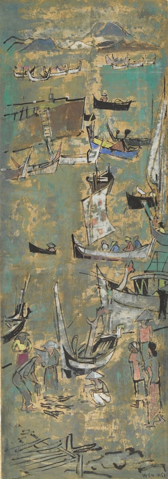 FISHING VILLAGE by Chen Wen Hsi