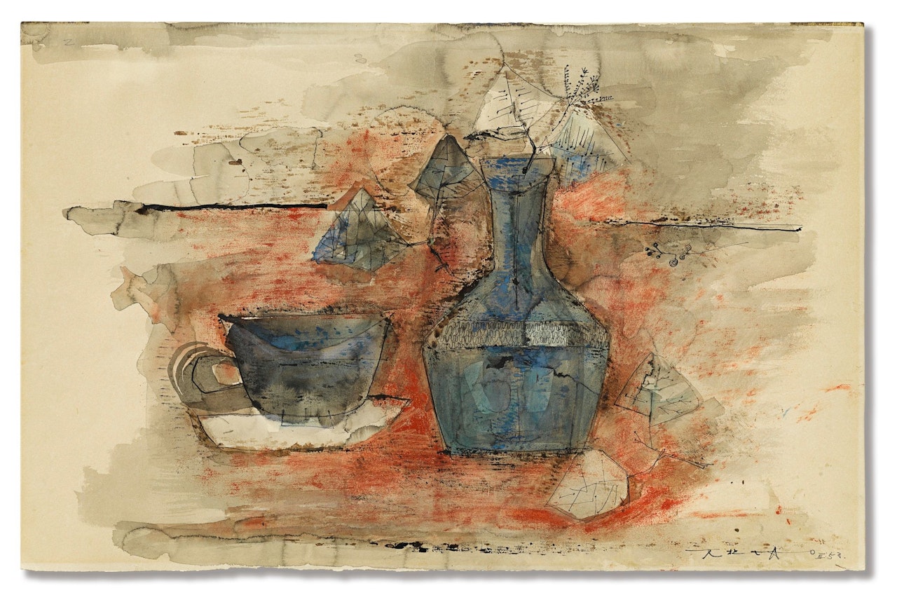 VASE AND CUP by Zao Wou-Ki