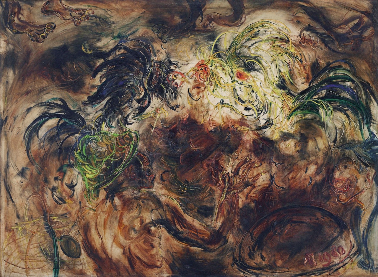 COCKFIGHT by Affandi