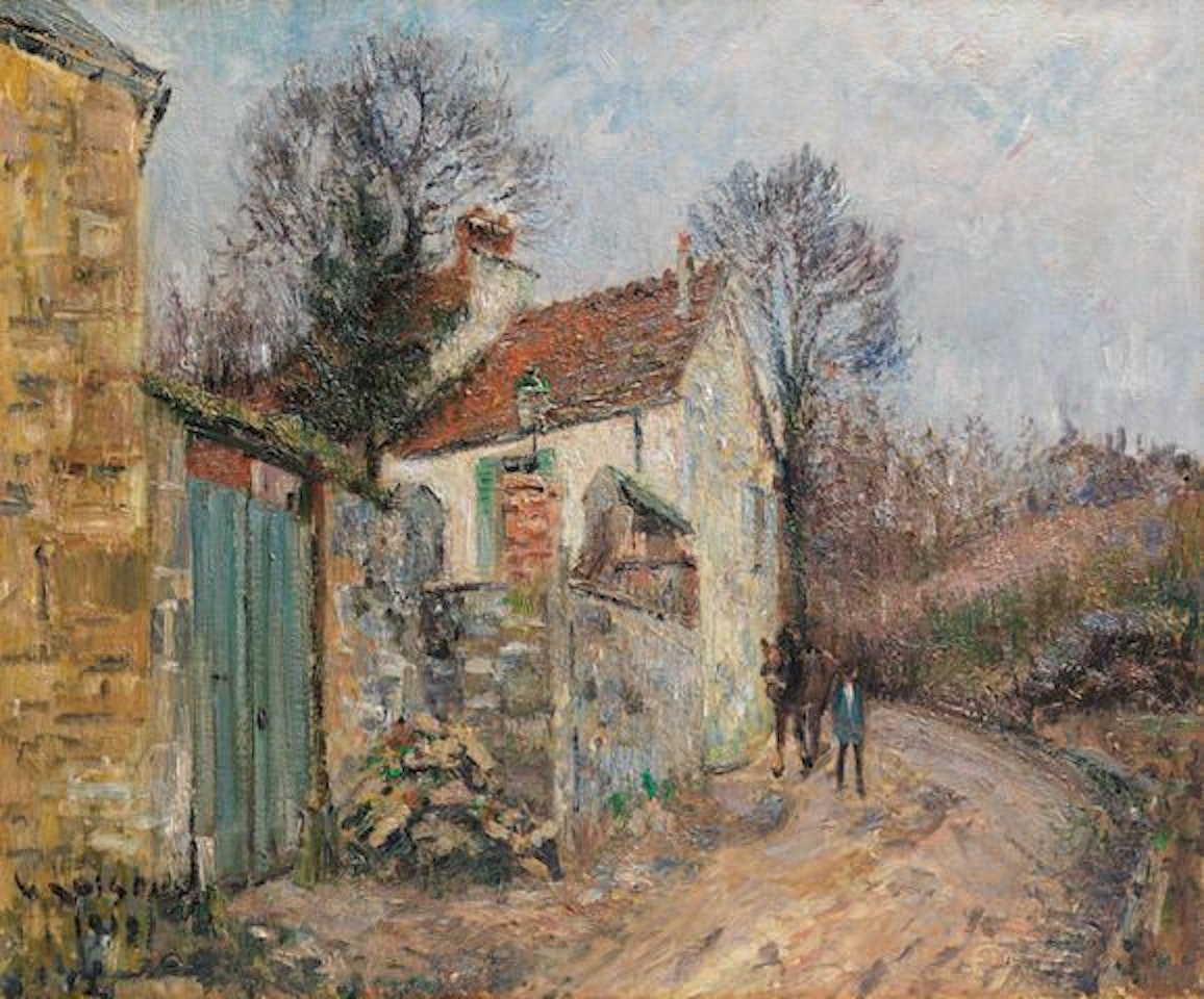 Le chemin de la Plaine, Pontoise by Gustave Loiseau