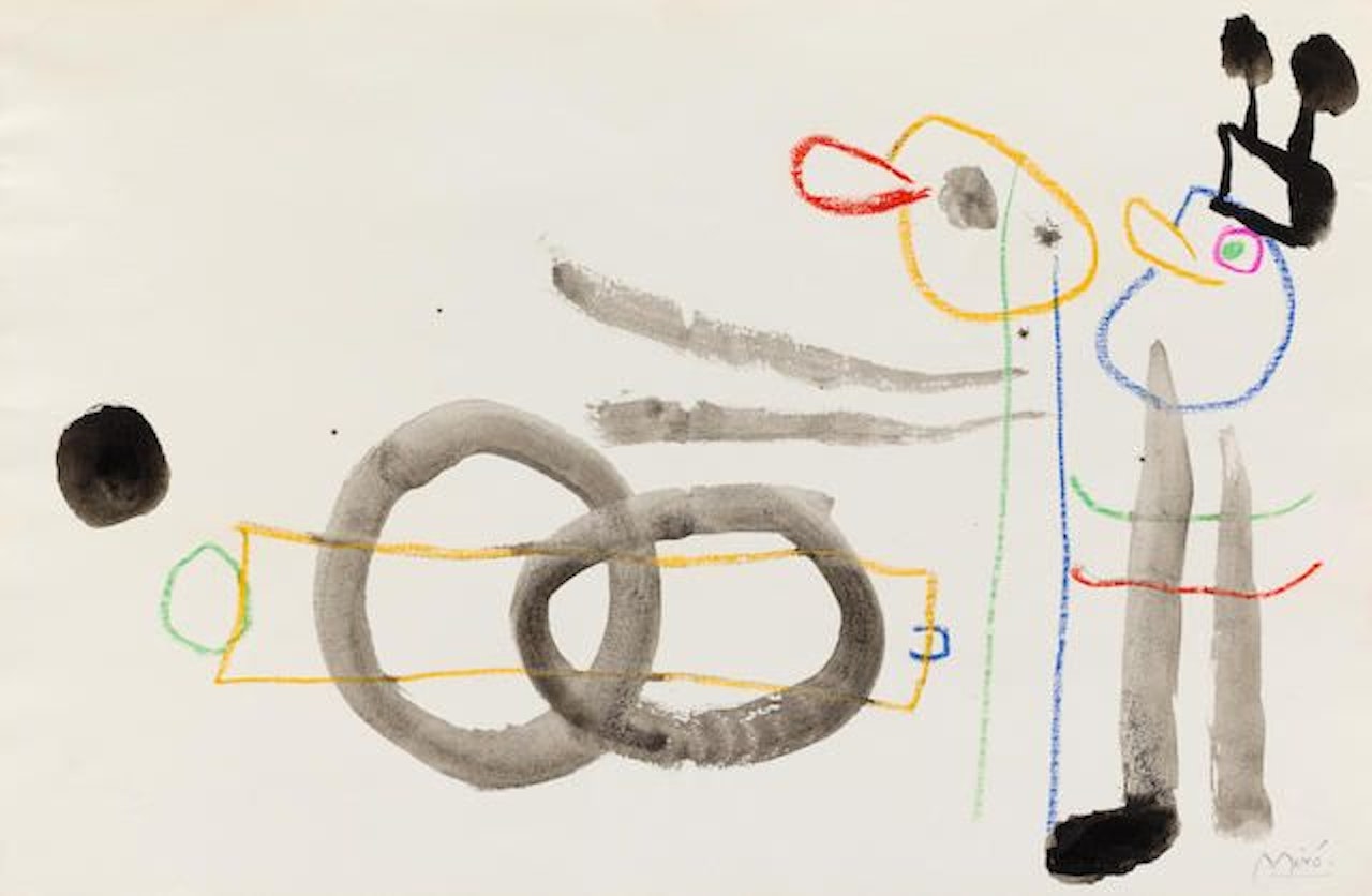 Sans titre. Projet pour 'Ubu Roi' by Joan Miró