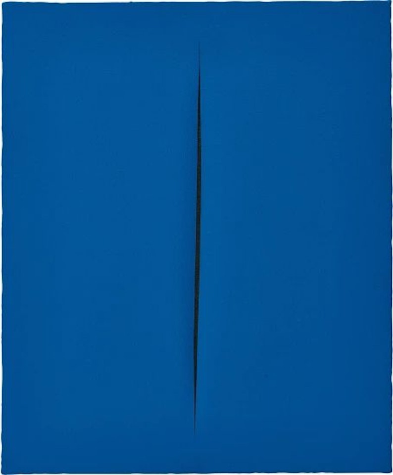 Concetto spaziale, Attesa by Lucio Fontana