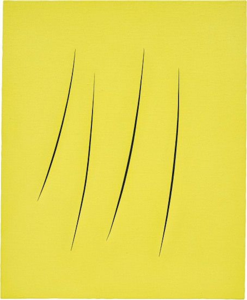 Concetto spaziale, Attese by Lucio Fontana