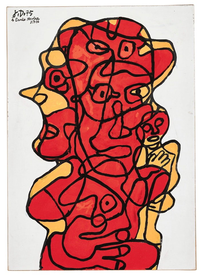 EFFIGIE INCERTAINE XXVI by Jean Dubuffet