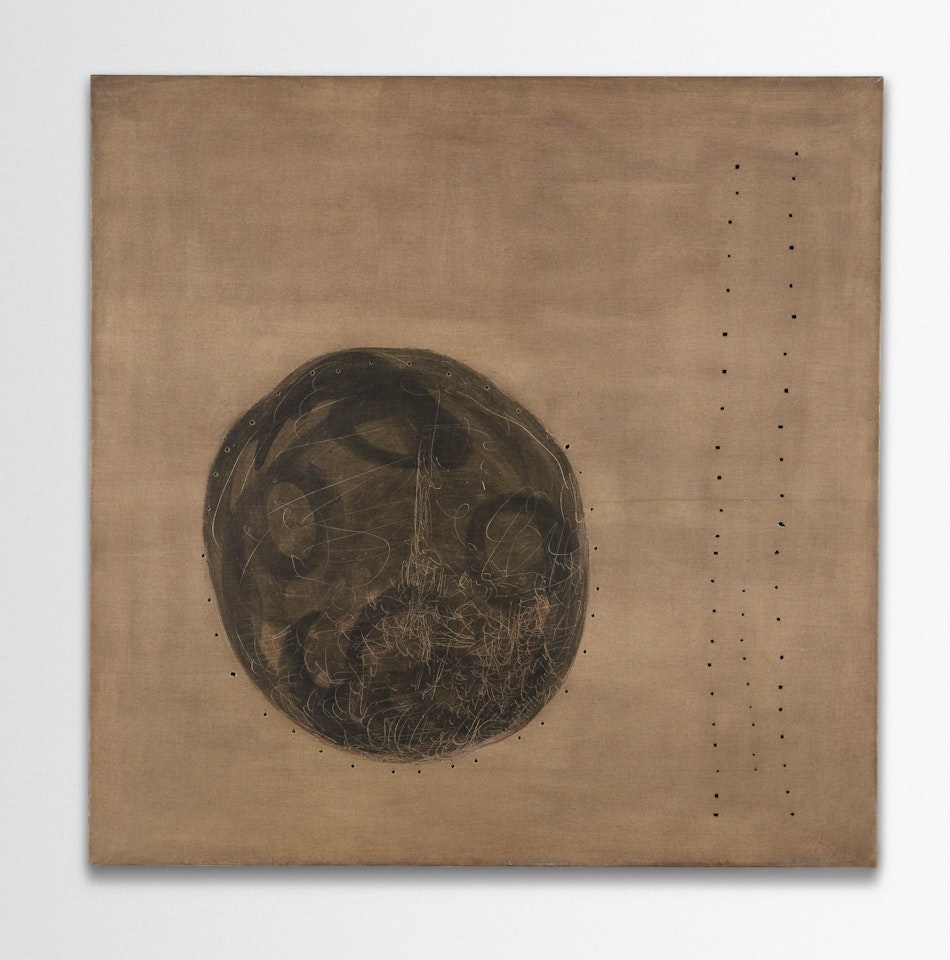 CONCETTO SPAZIALE, FORMA by Lucio Fontana