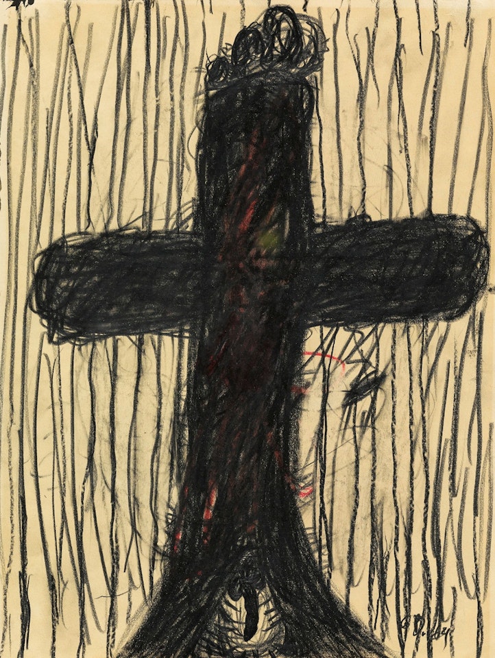 OHNE TITEL (KREUZ) by Georg Baselitz
