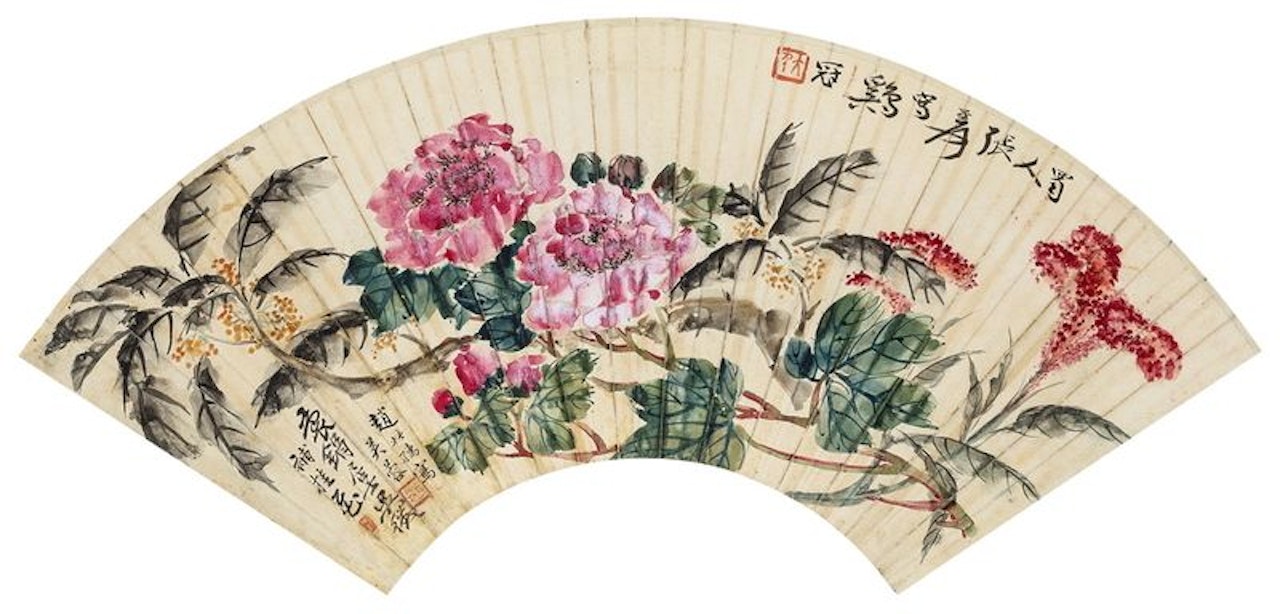 Autumn flower by Zhang Daqian