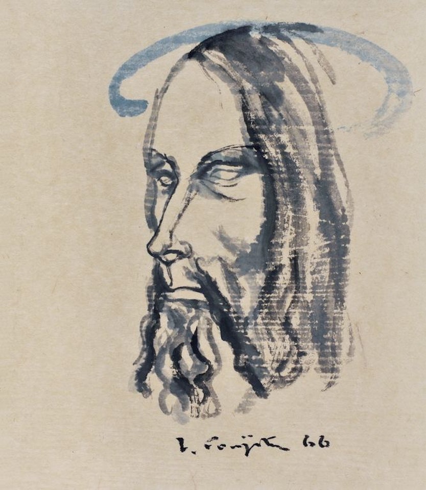 Christ in Profile by Leonard Tsuguharu Foujita