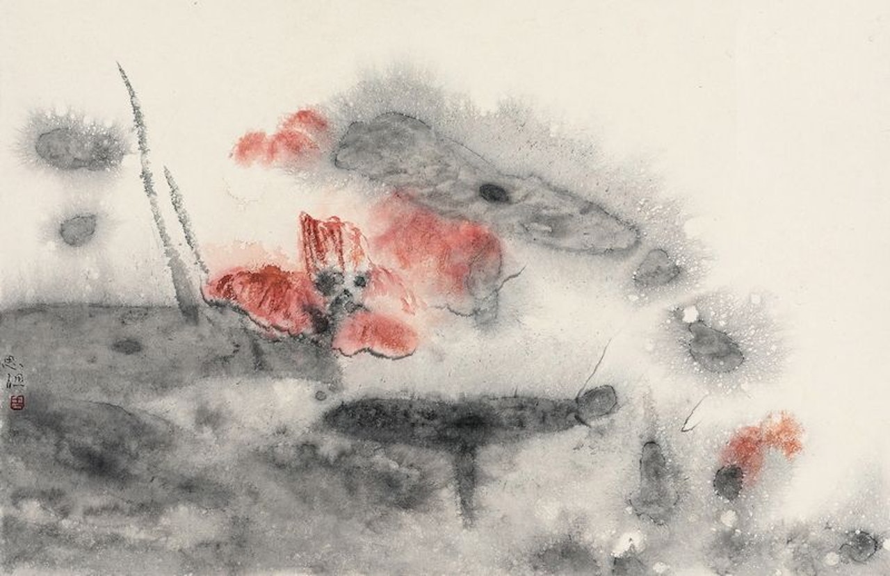 Lotus pond by Zhou Sicong