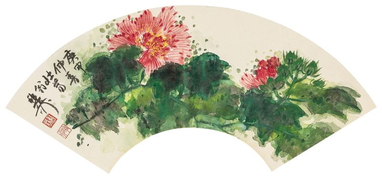Hibiscus Spring by Xie Zhiliu